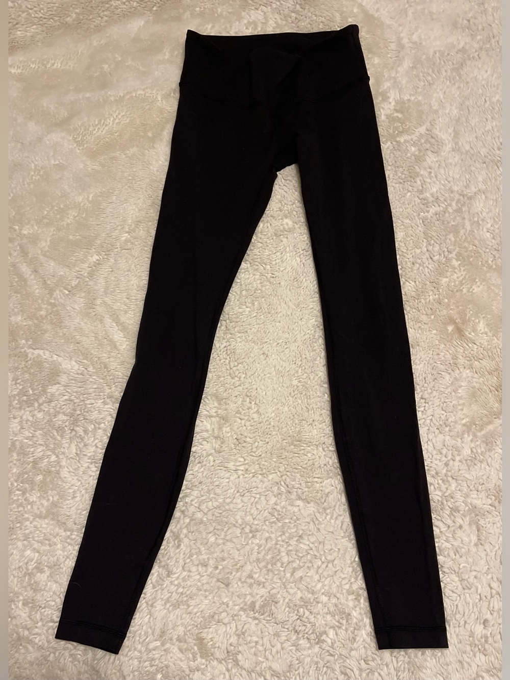 Lululemon Wunder Under High Rise Leggings Black Yoga Pants Womens Size 6 28"